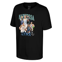 T-shirt noir Minnesota Lynx Crossroads, essentiel pour le stade des jeunes, Napheesa Collier