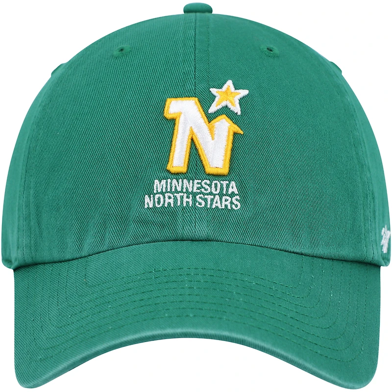 Casquette réglable '47 Kelly Green Minnesota North Stars Clean Up pour homme