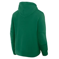Sweat à capuche en polaire pour homme Fanatics Kelly Green Minnesota North Stars Decades Collection Tradition