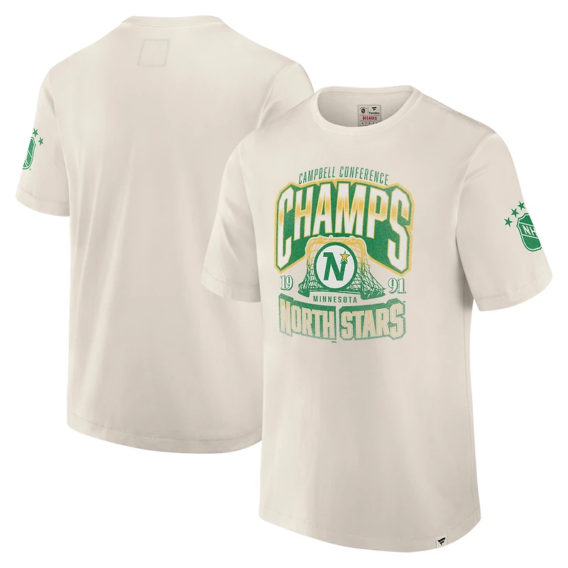 T-shirt intemporel de la collection Decades des Minnesota North Stars pour hommes Fanatics White