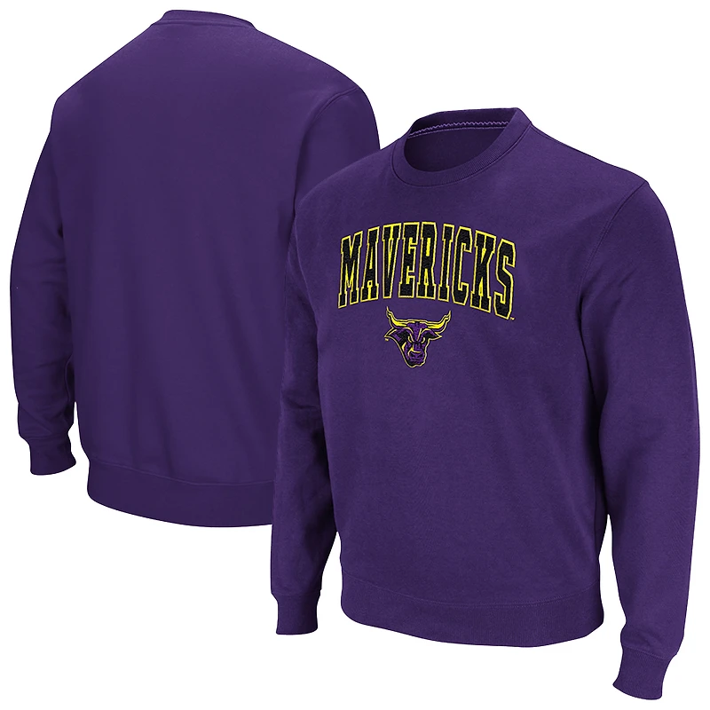 Sweat-shirt en sergé violet Colosseum pour homme, motif arche et logo des Minnesota State Mavericks