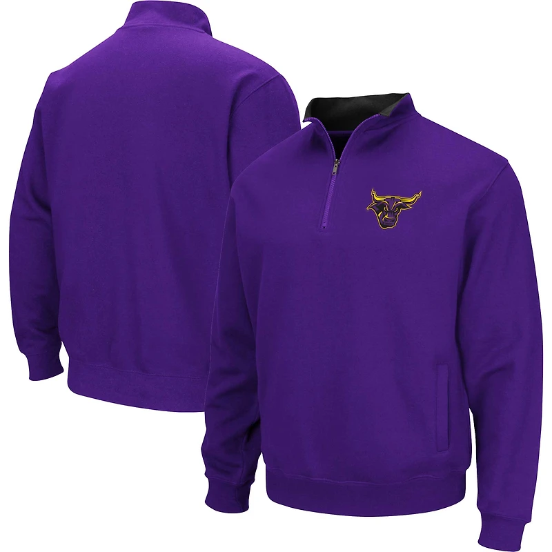 Sweat-shirt à col zippé Colosseum Purple pour homme, Minnesota State University Mankato Tortugas