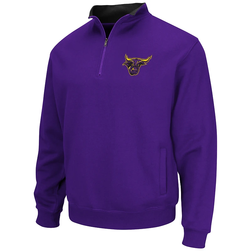 Men's Colosseum Purple Minnesota State University Mankato Tortugas Quarter-Zip Sweatshirt