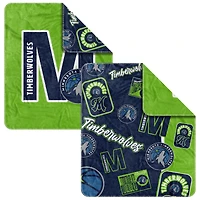 Couverture tissée Dream Weave 50" x 60" des Timberwolves du Minnesota