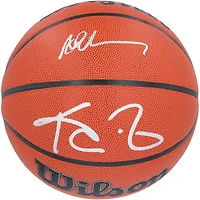 Anthony Edwards & Kevin Garnett Minnesota Timberwolves Autographed Wilson Authentic Series Indoor/Outdoor Basketball