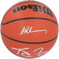 Anthony Edwards & Kevin Garnett Minnesota Timberwolves Autographed Wilson Authentic Series Indoor/Outdoor Basketball