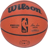 Anthony Edwards & Rob Dillingham Minnesota Timberwolves Autographed Wilson Authentic Series Indoor/Outdoor Basketball with "#1 Pick 2020" and "#8 Pick 2024" Inscriptions