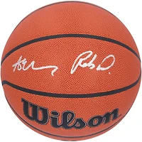 Anthony Edwards & Rob Dillingham Minnesota Timberwolves Autographed Wilson Authentic Series Indoor/Outdoor Basketball