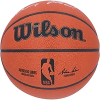 Anthony Edwards & Rob Dillingham Minnesota Timberwolves Autographed Wilson Authentic Series Indoor/Outdoor Basketball