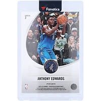Carte Anthony Edwards Minnesota Timberwolves 2024-25 Panini Prizm Deca Gold Prizm Downtown Bound n° 2, n° 6/10