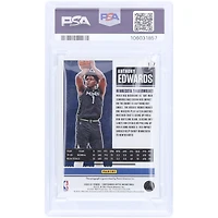 Anthony Edwards Minnesota Timberwolves Carte Rookie Authentifiée 9 Panini Contenders Optic Silver Prizm #137 2020-21 autographiée PSA
