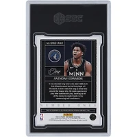 Anthony Edwards Minnesota Timberwolves Autographié 2023-24 Panini One & One Numéro Un Autographe #ONE-ANT #32/49 SGC Authentifié 8.5/10 Carte