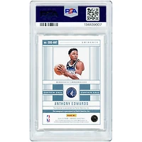 Carte autographiée d'Anthony Edwards (Minnesota Timberwolves) 2024-25 Panini Eminence Curtain Call Diamond Gem Platinum #CDS-ANT #1/1 authentifiée par PSA (8 cartes)