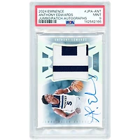 Anthony Edwards Minnesota Timberwolves Autographed 2024-25 Panini Eminence Jumbo Two-Color Game Used Relic #JPA-ANT #6/10 PSA Authenticated 9 Card