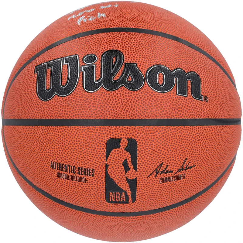 Anthony Edwards Minnesota Timberwolves Autographed Wilson Official Game Basketball with "2020 #1 Pick" Inscription