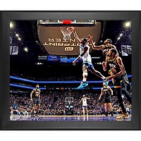 Photographie encadrée de 50,8 x 61 cm d'Anthony Edwards, Minnesota Timberwolves, premier tour des séries éliminatoires de la Conférence Ouest 2024, match 4 contre Phoenix Suns.