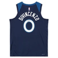 Maillot Swingman Nike Icon Edition bleu marine dédicacé par Donte DiVincenzo des Minnesota Timberwolves