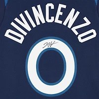 Maillot Swingman Nike Icon Edition bleu marine dédicacé par Donte DiVincenzo des Minnesota Timberwolves