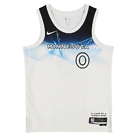 Donte DiVincenzo Minnesota Timberwolves Autographed White Nike 2024-25 City Edition Swingman Jersey