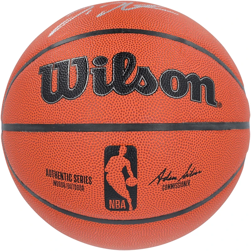 Donte DiVincenzo Minnesota Timberwolves Autographed Wilson Authentic Series Indoor/Outdoor Basketball