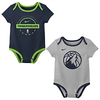 Infant & Newborn Nike Minnesota Timberwolves Two-Piece Bodysuit Set