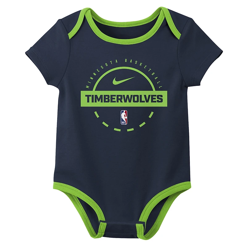 Ensemble deux pièces Nike pour bébé et nouveau-né des Minnesota Timberwolves