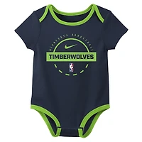 Ensemble deux pièces Nike pour bébé et nouveau-né des Minnesota Timberwolves