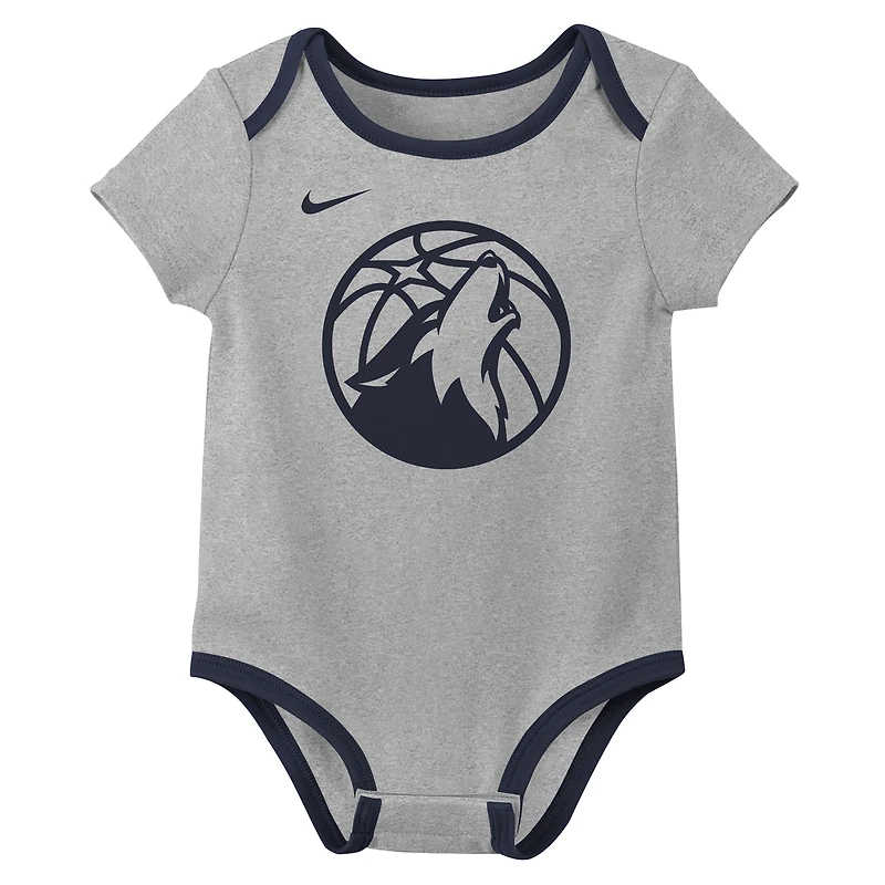Infant & Newborn Nike Minnesota Timberwolves Two-Piece Bodysuit Set