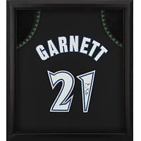Kevin Garnett Black Minnesota Timberwolves Autographed Framed Mitchell & Ness 1997-98 Authentic Jersey Shadowbox