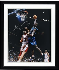 Kevin Garnett Minnesota Timberwolves Autographed 16" x 20" One-Handed Soaring Dunk Photograph