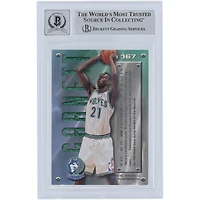 Kevin Garnett Minnesota Timberwolves Autographié 1995-96 Skybox Meta #167 Beckett Fanatics Witnessed Authenticated 10 Rookie Card