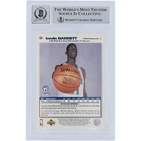 Kevin Garnett Minnesota Timberwolves Autographié 1996 Upper Deck Collector's Choice International French II #59 Beckett Fanatics Witnessed Authenticated 10 Rookie Card