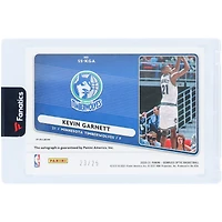 Kevin Garnett Minnesota Timberwolves Autographed 2020-21 Panini Donruss Optic Blue Prizm #SS-KGA #23/25 Card