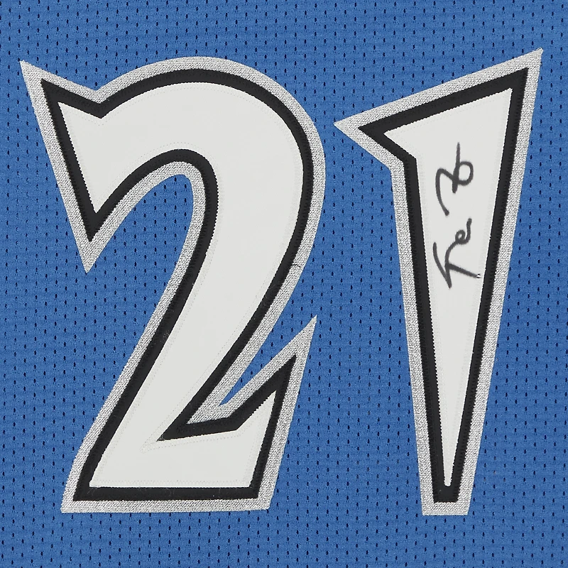 Maillot authentique autographié par Kevin Garnett des Minnesota Timberwolves, Mitchell et Ness, vert