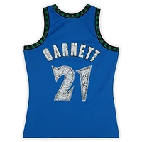 Kevin Garnett Minnesota Timberwolves Autographed Mitchell & Ness Blue 2003-04 NBA 75th Anniversary Diamond Swingman Jersey