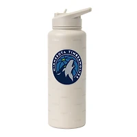 Logo Brands Minnesota Timberwolves 34oz. Sand Ghost Quencher Bottle