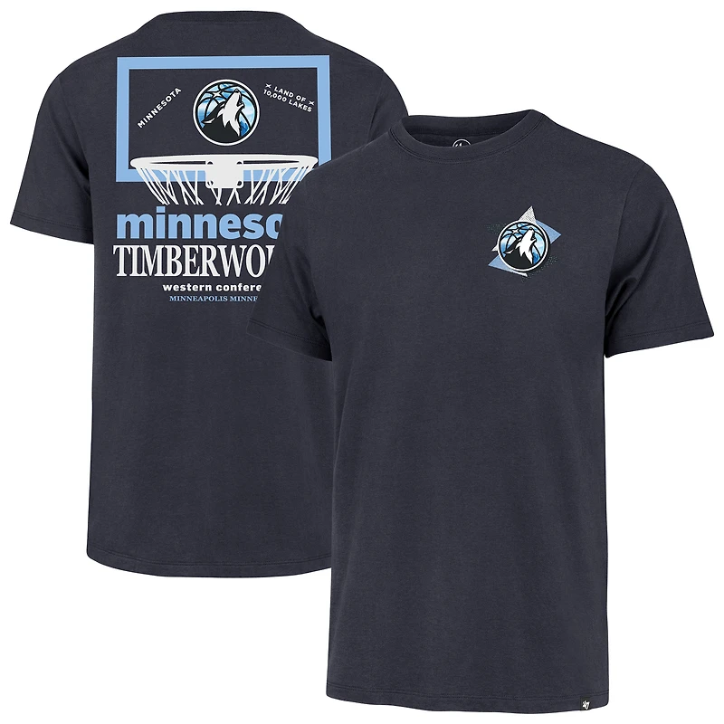 T-shirt à imprimé City Edition 47 bleu marine des Minnesota Timberwolves pour homme