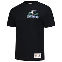 T-shirt Mitchell & Ness Kevin Garnett pour homme, noir, Minnesota Timberwolves Hardwood Classics, NBA Legends