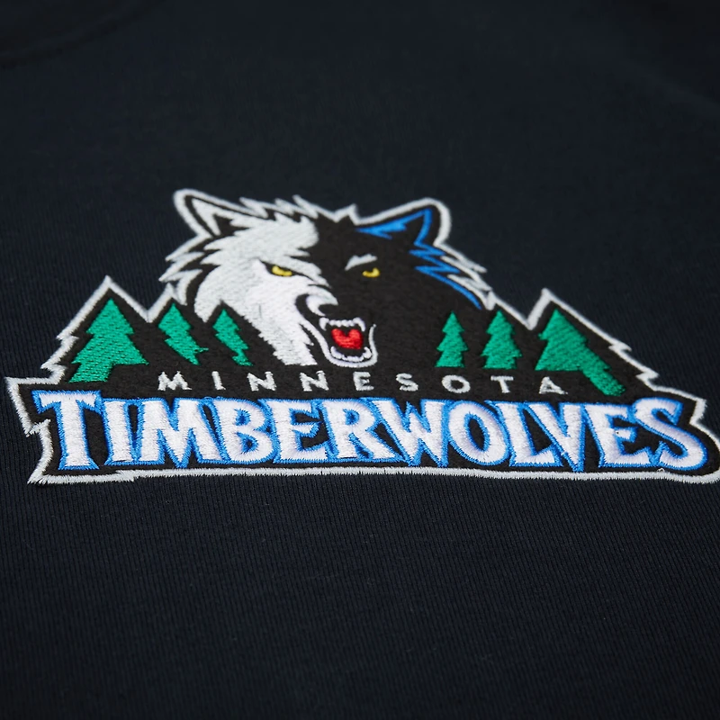 T-shirt Mitchell & Ness Kevin Garnett pour homme, noir, Minnesota Timberwolves Hardwood Classics, NBA Legends