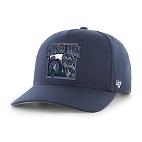 Men's '47 Navy Minnesota Timberwolves Solid Hitch Adjustable Hat
