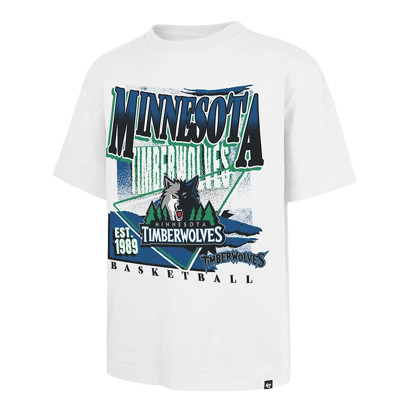 T-shirt homme blanc '47 Minnesota Timberwolves Regional Foundation