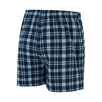 Men's Concepts Sport Navy/Gray Minnesota Timberwolves Hawthorn Flannel Boxer