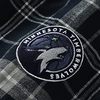 Men's Concepts Sport Navy/Gray Minnesota Timberwolves Ultimate Plaid Flannel Pants