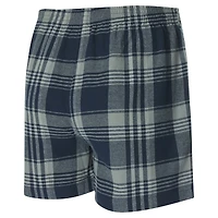 Boxer en flanelle pour homme Concepts Sport bleu marine des Minnesota Timberwolves Region