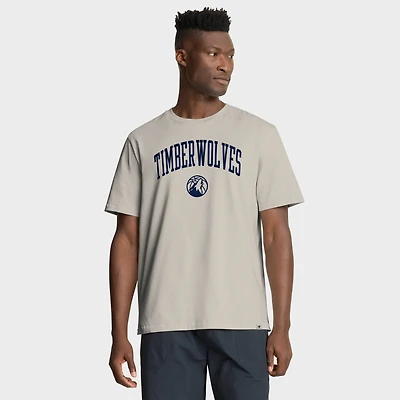 Men's Fanatics  Cream Minnesota Timberwolves Crossover Collection Pull Up Jumper Shot Premium T-Shirt