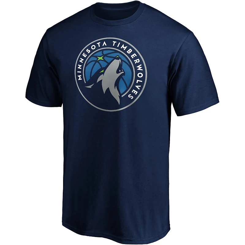 Men's Fanatics Jarrett Culver Navy Minnesota Timberwolves Playmaker Name & Number Logo T-Shirt