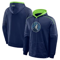 Men's Fanatics Navy Minnesota Timberwolves Pick & Roll Defender Pullover Hoodie