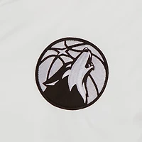 Veste bomber zippée en nylon blanc JH Design Minnesota Timberwolves 2022/23 City Edition pour homme