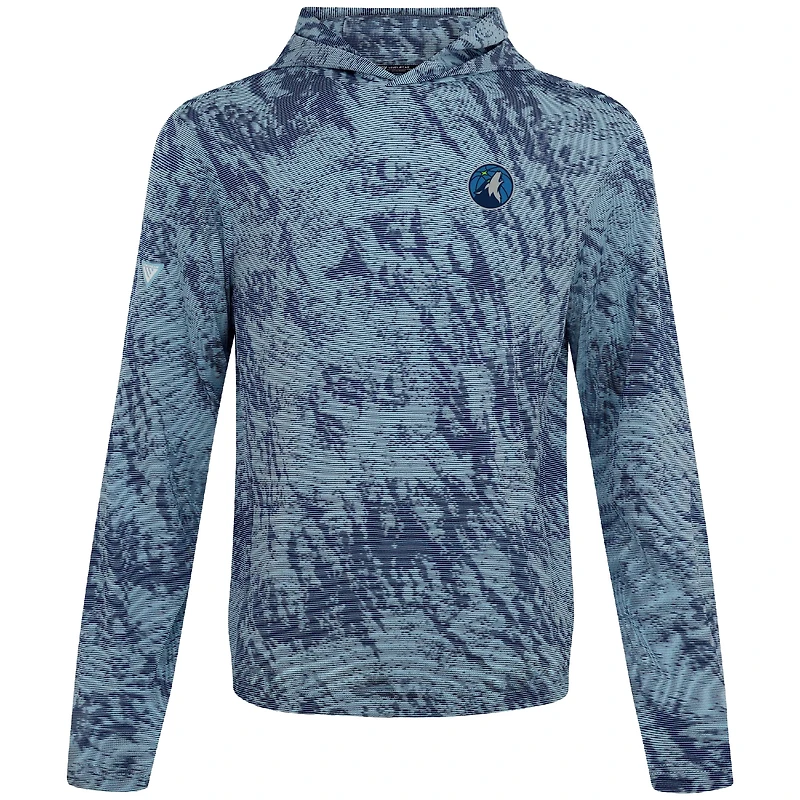 Sweat à capuche plateforme bleu Levelwear pour homme des Timberwolves du Minnesota