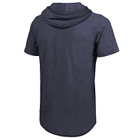T-shirt à capuche bleu marine pour homme Majestic Threads, motif tri-blend des Minnesota Timberwolves